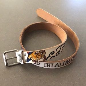 Ed Hardy Leather Belt
